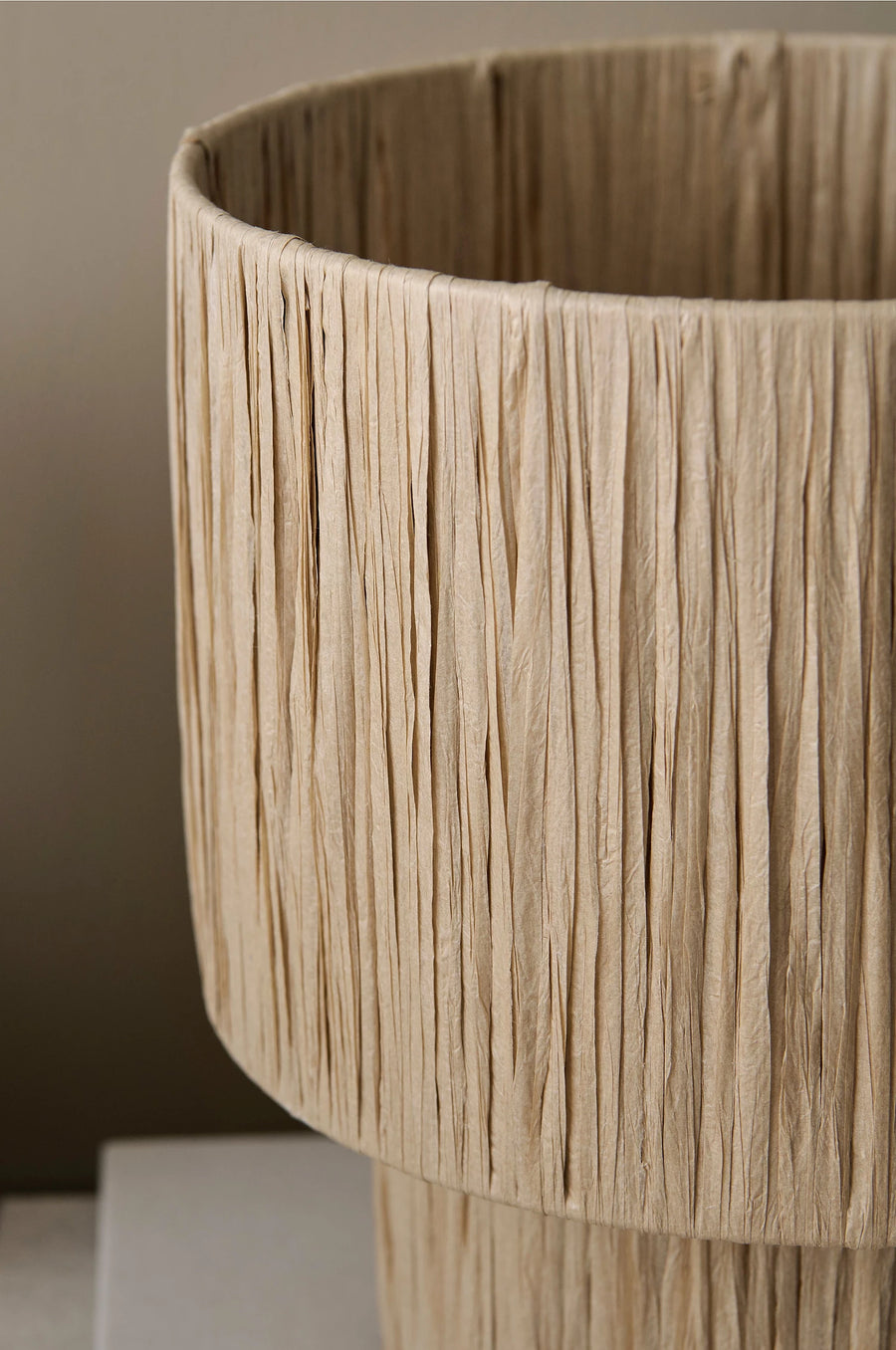 Rattan Table lamp for Living room | Bamboo Bedside table lamp | Cane Table lamp -Tanya by Akway