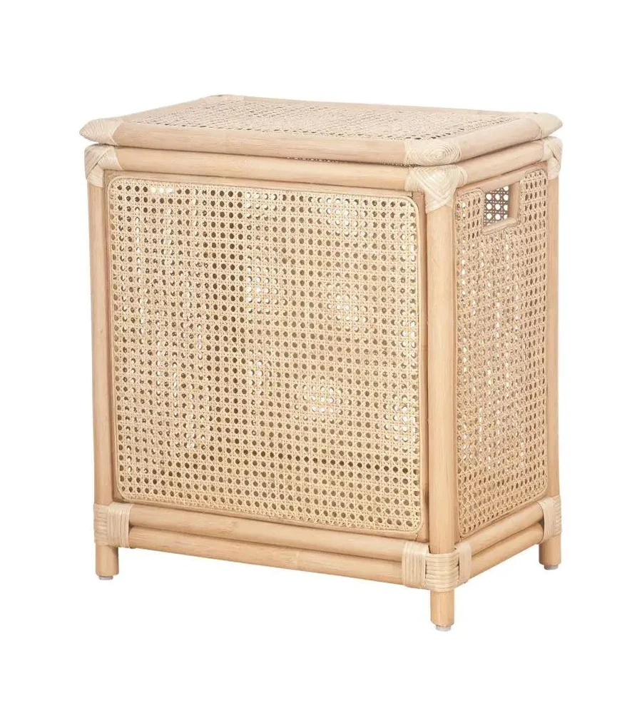 Rattan Laundry Basket | wicker basket with lid | Bamboo toy Storage basket - Idhant - Akway