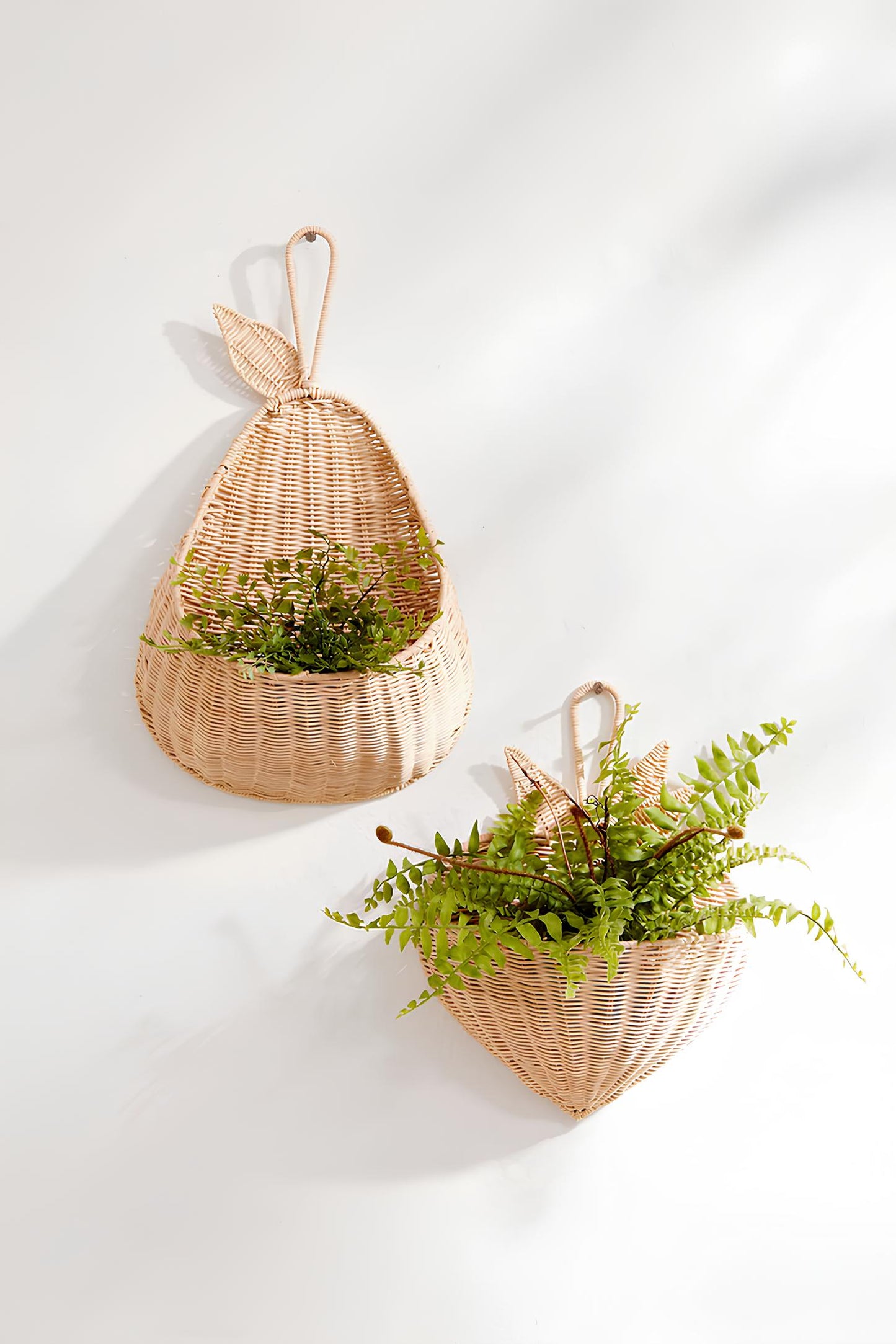 Rattan Wall Plant Pots | Cane Wall Flower Pots | Bamboo Wall Planters - Larisa - Akway