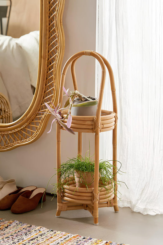 Rattan Plant Pots | Cane Flower Pots | Bamboo Planters - Kaia - Akway