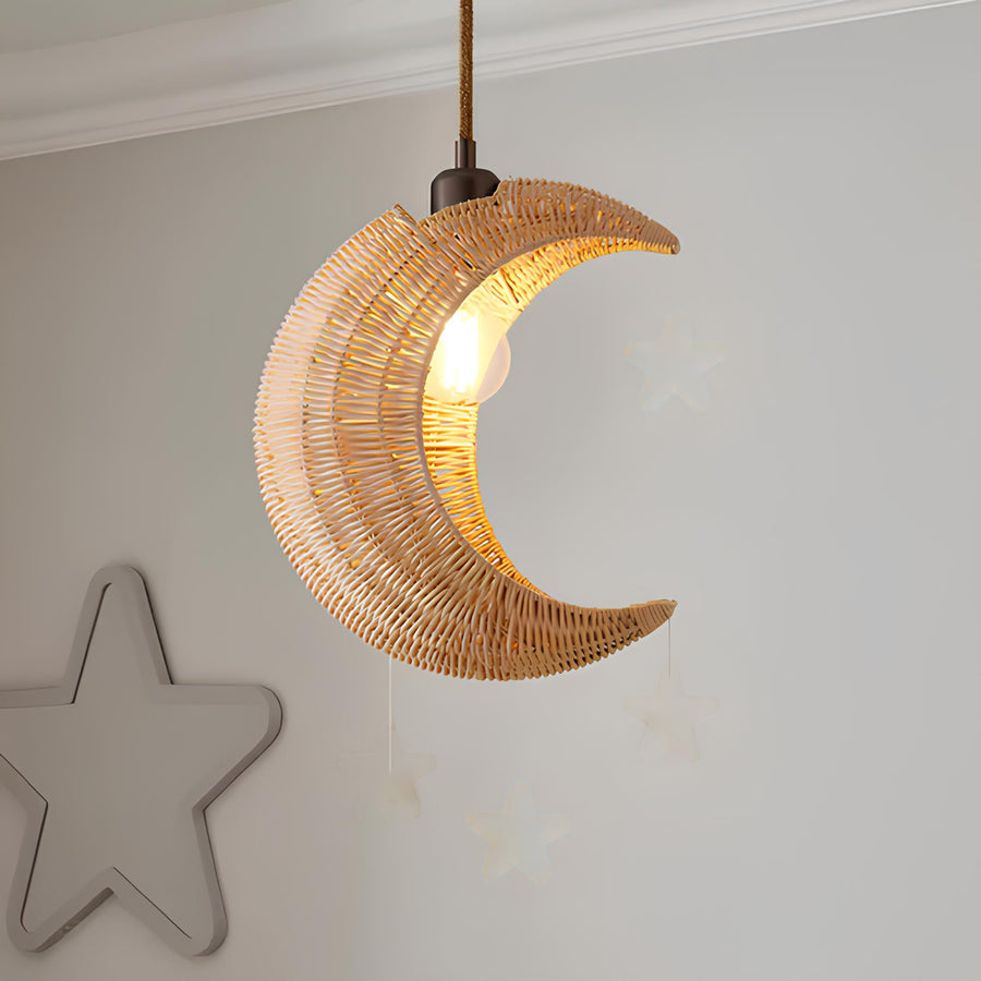 Wicker Pendant Light for Living Room - Suyash by Akway