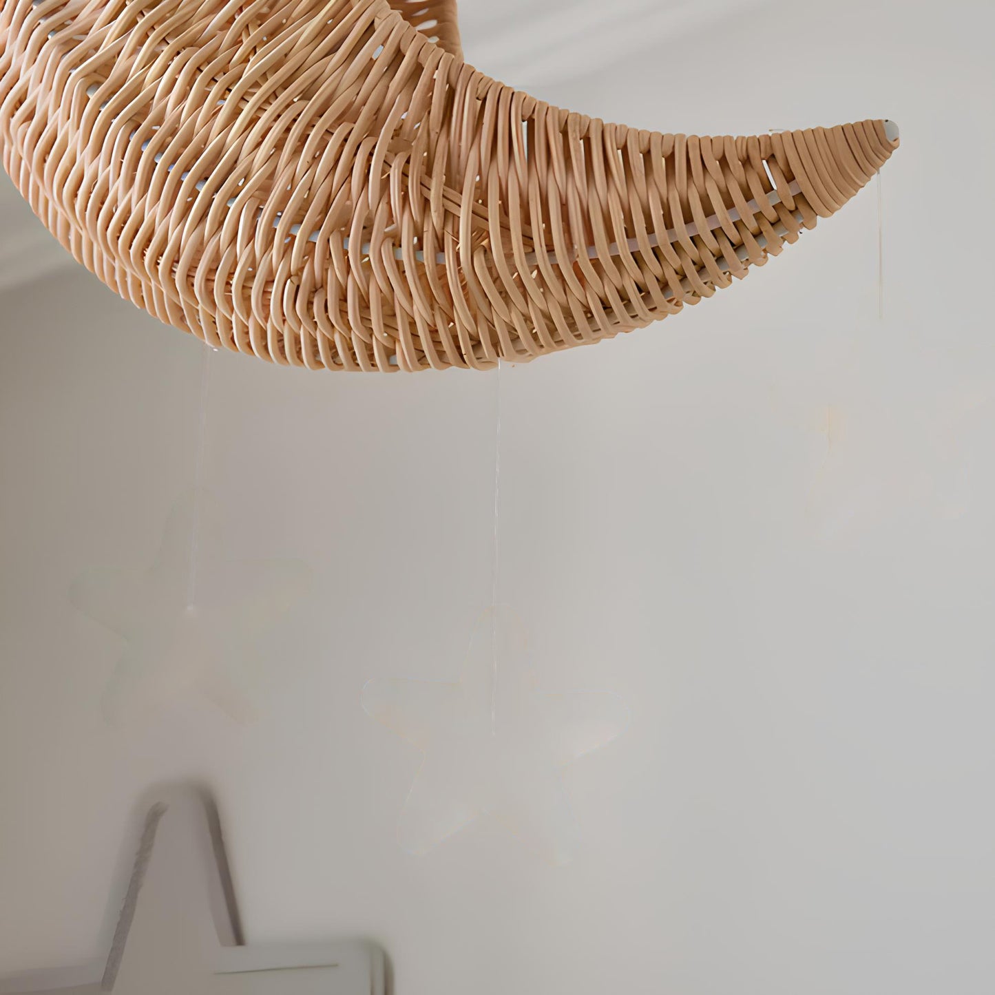 Rattan Hanging lamp for Living Room | Cane Pendant light | Wicker ceiling light - Suyash - Akway Uncategorized (Image 4)