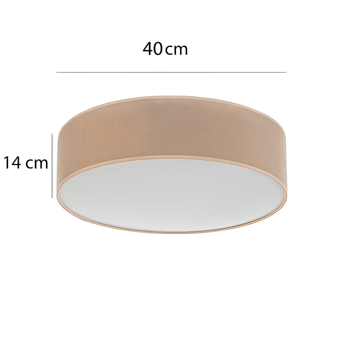 Jute Ceiling Flush Mount Ceiling Lamp for Living Room | Jute Pendant light | Jute ceiling light - Subhana - Akway Uncategoriz