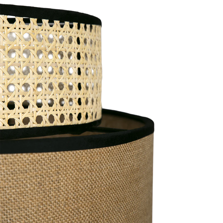 Bamboo Pendant Light for Living Room 12 Inch - Adhrit by Akway