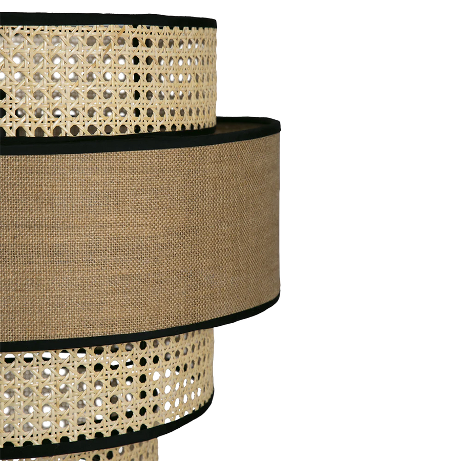 Bamboo Pendant Light for Living Room 12 Inch - Aryaman by Akway
