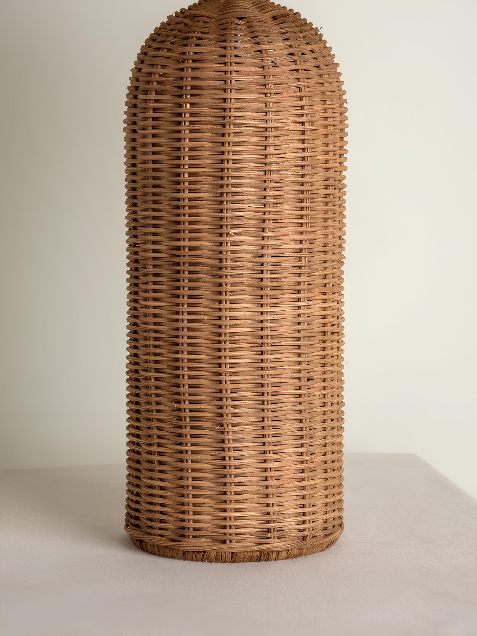 Rattan Table lamp for Living room | Bamboo Bedside table lamp | Cane Table lamp -Rebecca - Akway