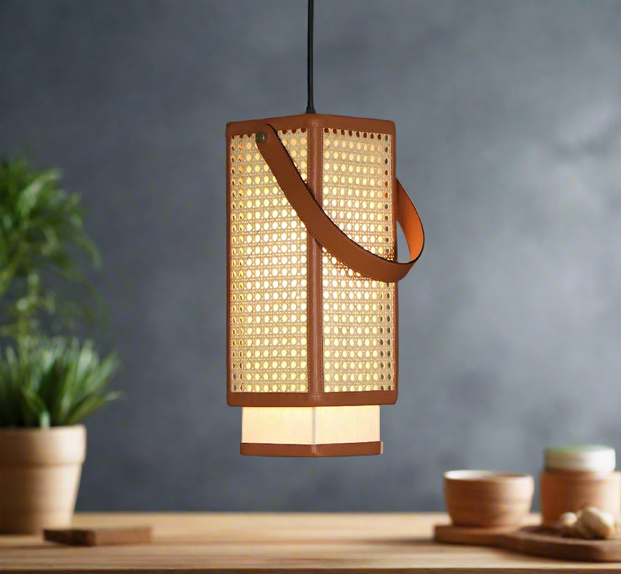 Rattan Pendant Light for Living Room - Aayu by Akway