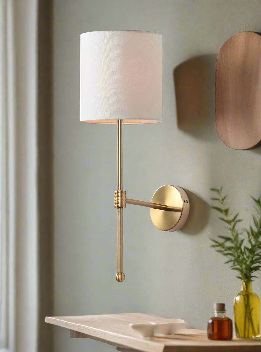 Modern Wall Light For Living Room | Decorative Wall Lamp - Naina - Akway Lighting > Wall Lamps & Sconces (Image 5)