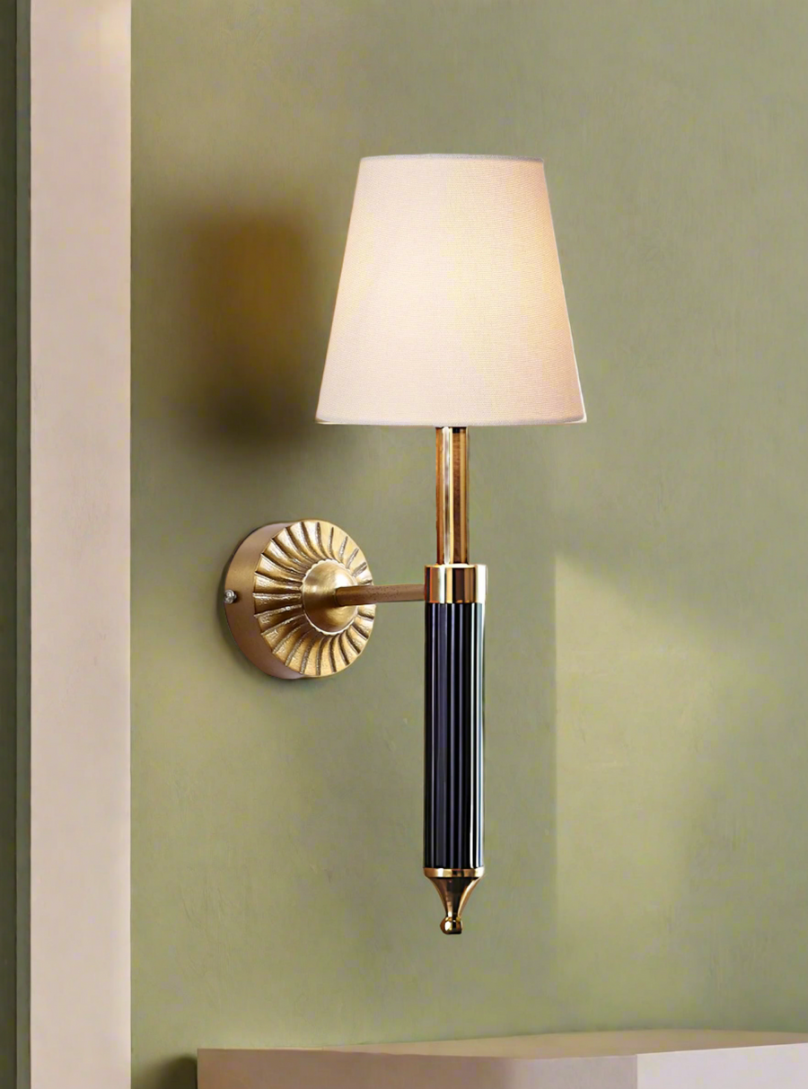 Modern Wall Lamp For Living Room | Art Deco Wall Sconce - Nitara - Akway Lighting > Wall Lamps & Sconces (Image 6)