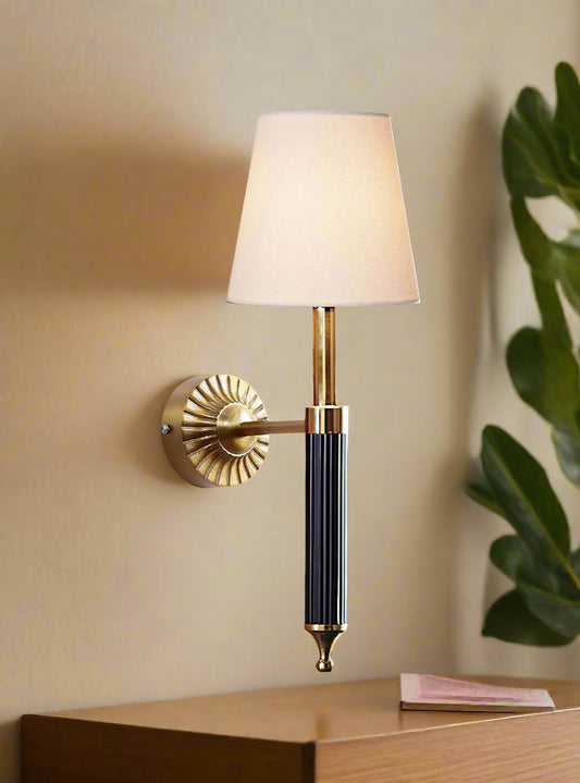 Modern Wall Lamp For Living Room | Art Deco Wall Sconce - Nitara - Akway Lighting > Wall Lamps & Sconces (Image 1)