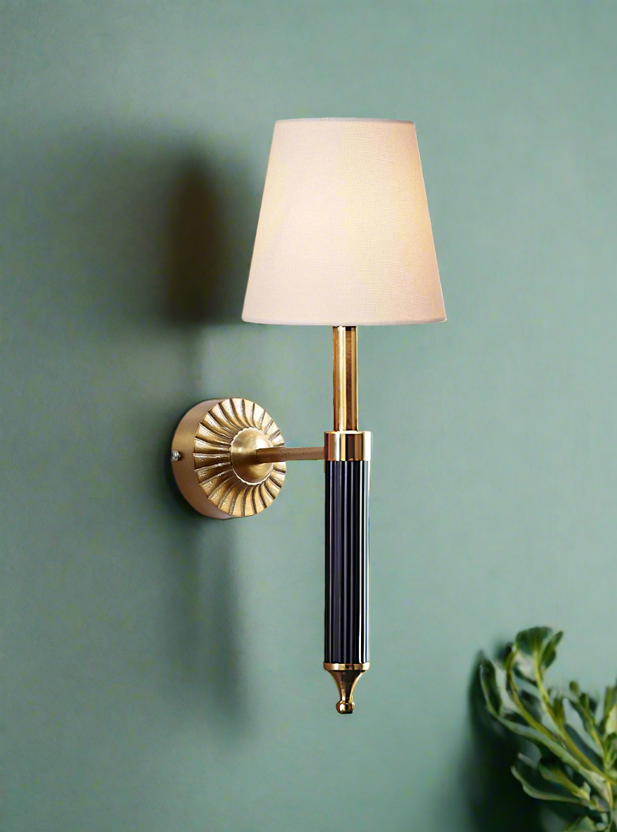 Modern Wall Lamp For Living Room | Art Deco Wall Sconce - Nitara - Akway Lighting > Wall Lamps & Sconces (Image 4)