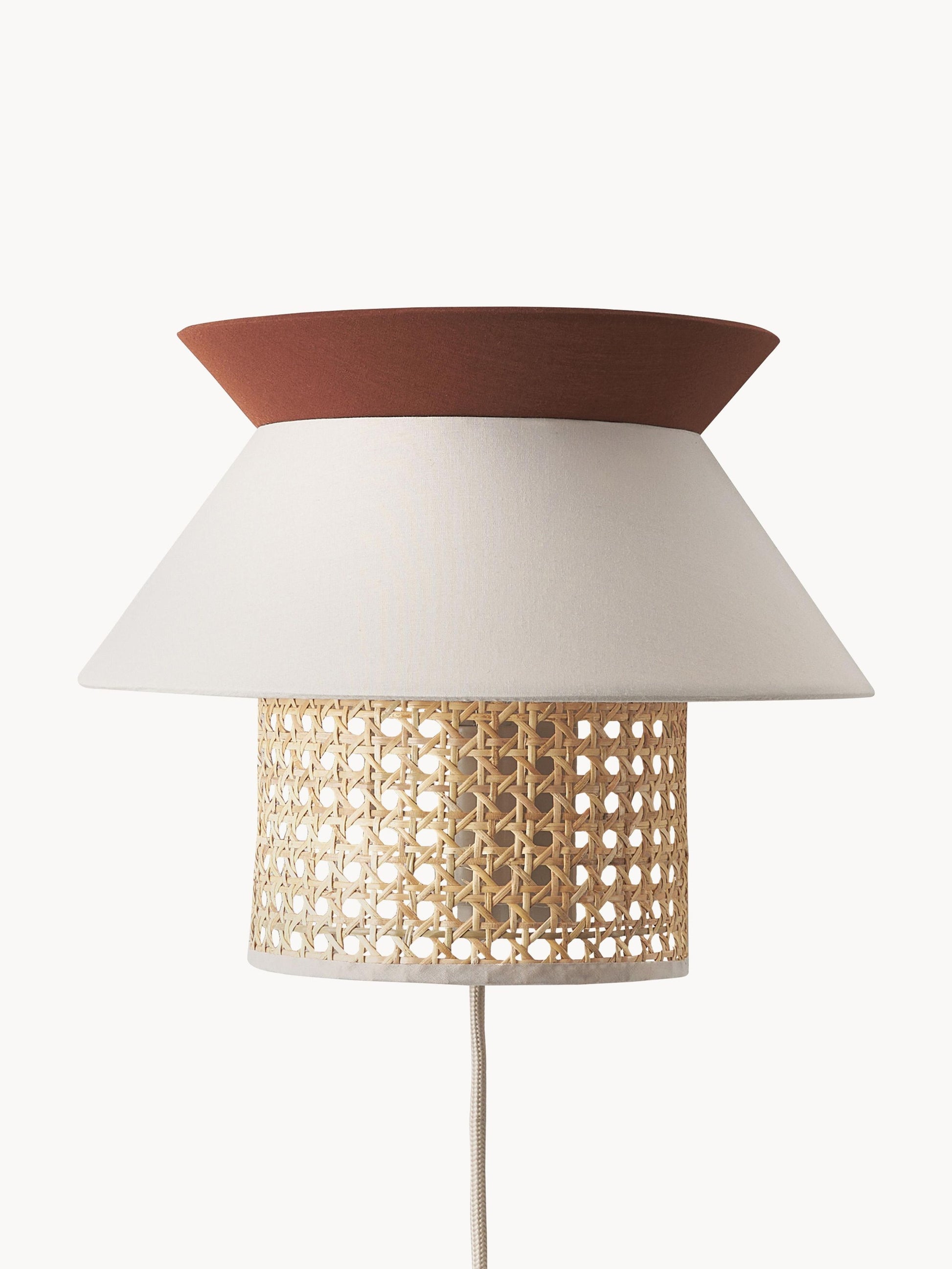 Bamboo Wall lamps For Living Room | Rattan Wall scones | Wicker Wall Lamps | Cane Wall Scones - Artha - Akway