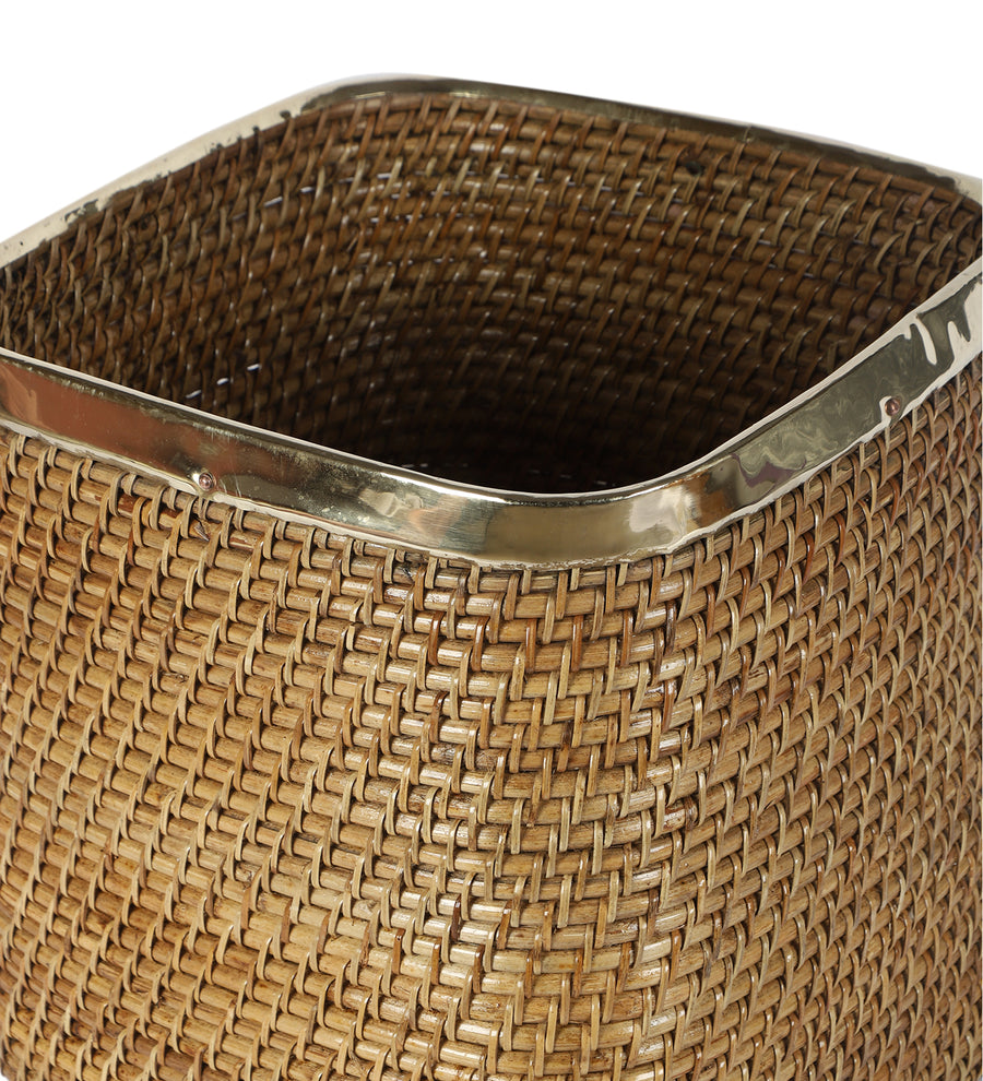 Rattan Planter | Cane Laundry Bin | Bamboo toy Storage - Shanaya by Akway
