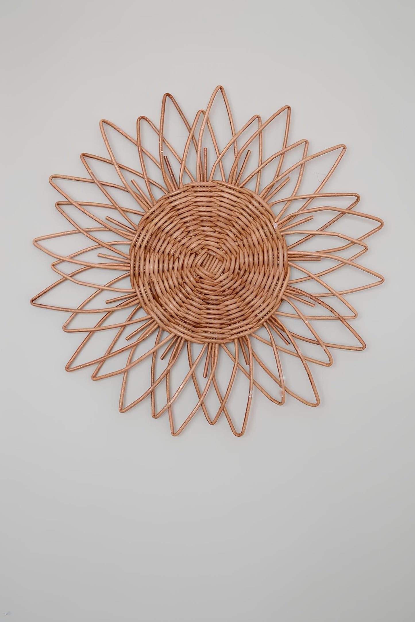 Wicker Wall Basket | Rattan Wall Decor | Bamboo Basket Decor - Anala - Akway