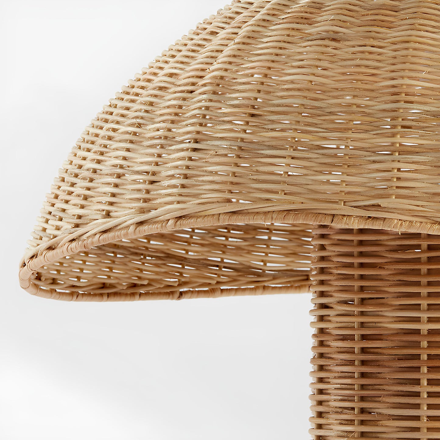 Rattan Table lamp for Living room | Bamboo Bedside table lamp | Cane Table lamp -Anant - Akway