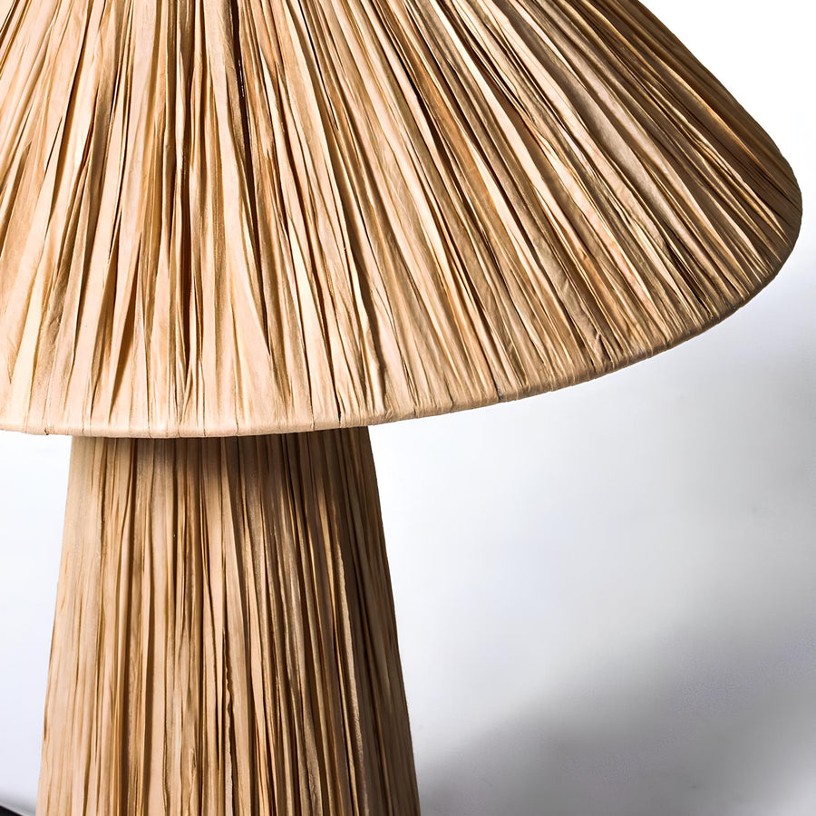 Rattan Table lamp for Living room | Bamboo Bedside table lamp | Cane Table lamp - Anala by Akway