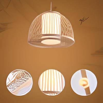Rattan Hanging lamp for Living Room | Cane Pendant light | Wicker ceiling light - Ley