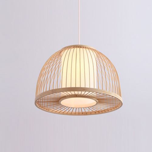 Rattan Hanging lamp for Living Room | Cane Pendant light | Wicker ceiling light - Ley
