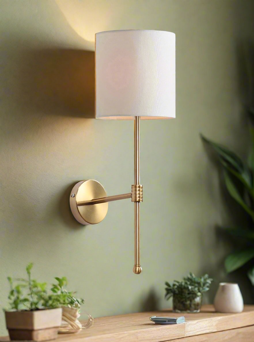 Modern Wall Light For Living Room | Decorative Wall Lamp - Naina - Akway Lighting > Wall Lamps & Sconces (Image 2)