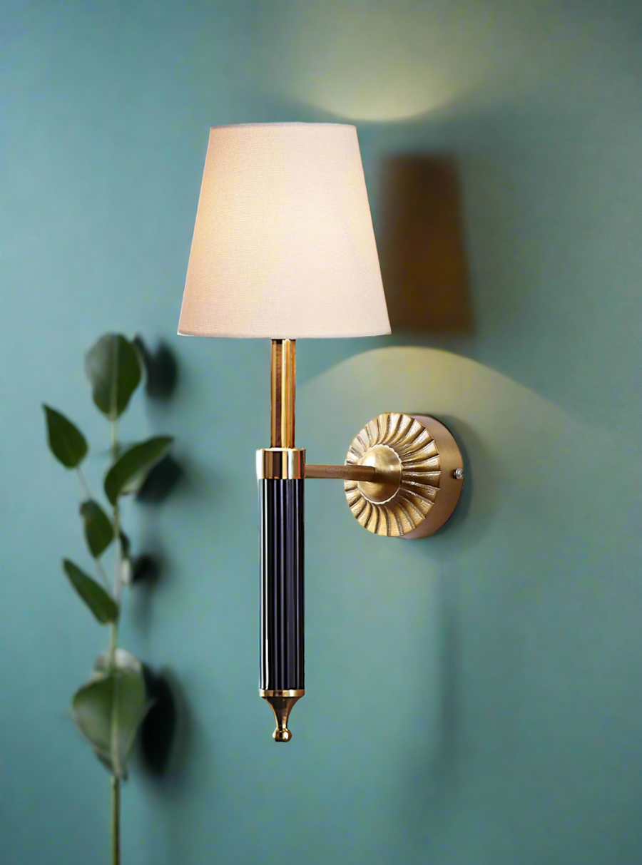 Modern Wall Lamp For Living Room | Art Deco Wall Sconce - Nitara - Akway Lighting > Wall Lamps & Sconces (Image 5)