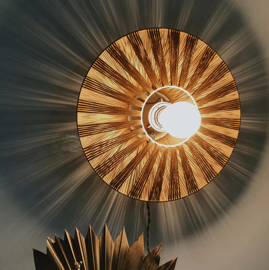Bamboo Wall lamps For Living Room | Rattan Wall scones | Wicker Wall Lamps | Cane Wall Scones - Anant - Akway Lighting > Wall