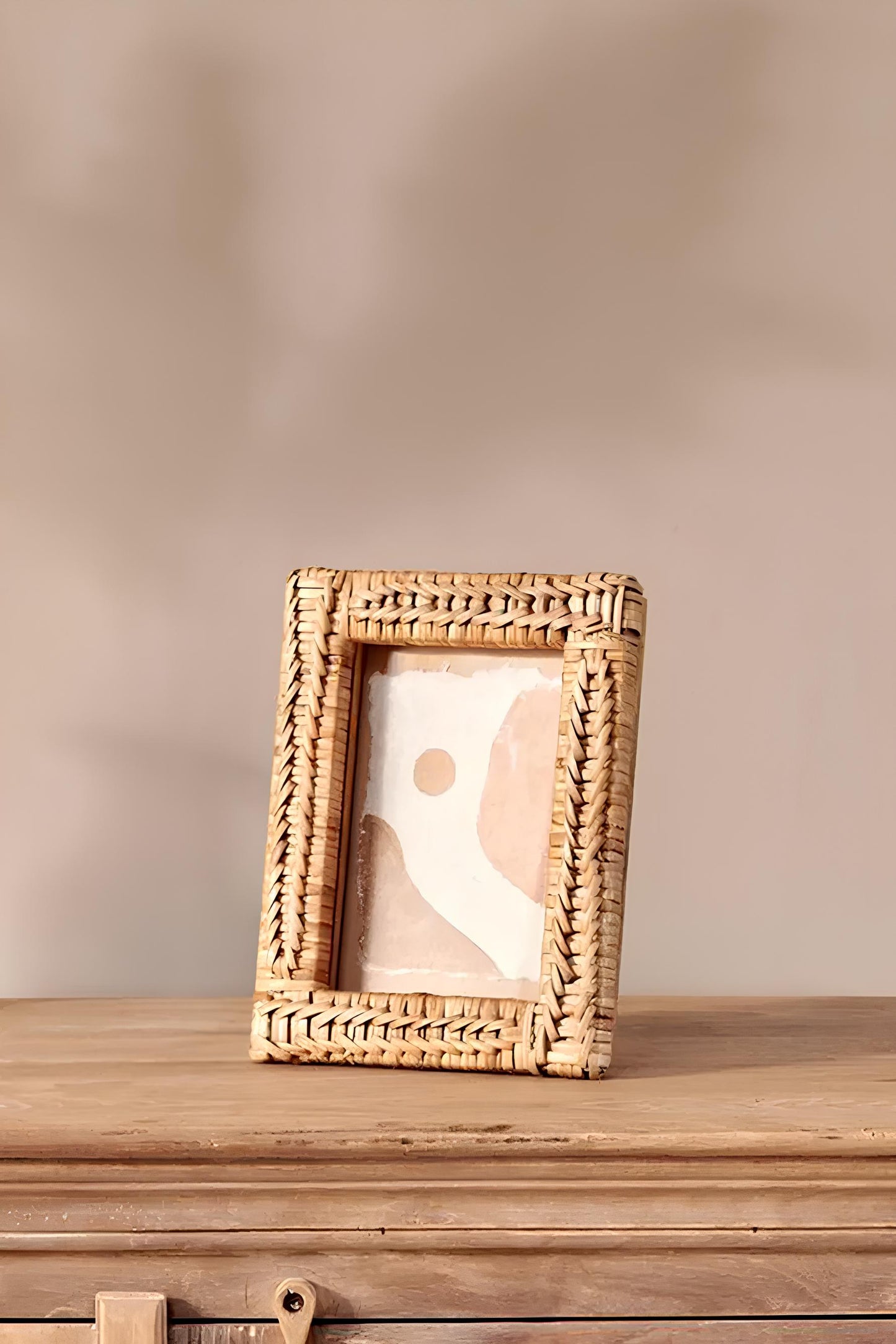 Rattan Photo Frame | Cane Photo Frame | Bamboo Photo Frame - Anala - Akway