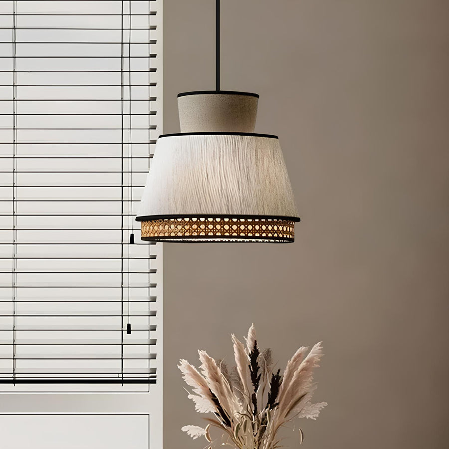 Rattan Pendant Light for Living Room 40cm - Blaze by Akway