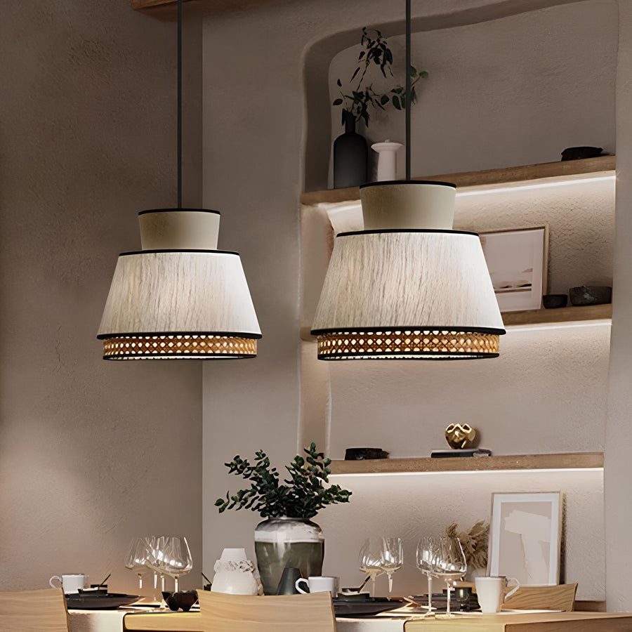 Rattan Pendant Light for Living Room 40cm - Blaze by Akway