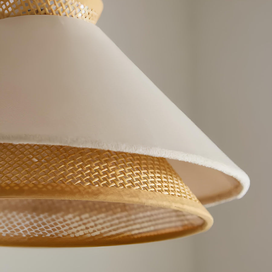Rattan Hanging lamp for Living Room | Cane Pendant light | Wicker ceiling light - Kripala - Akway Uncategorized (Image 2)