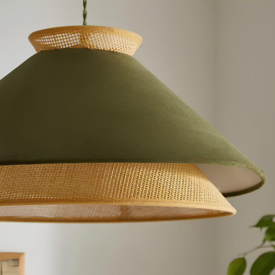Rattan Hanging lamp for Living Room | Cane Pendant light | Wicker ceiling light - Simbaa - Akway Uncategorized (Image 2)