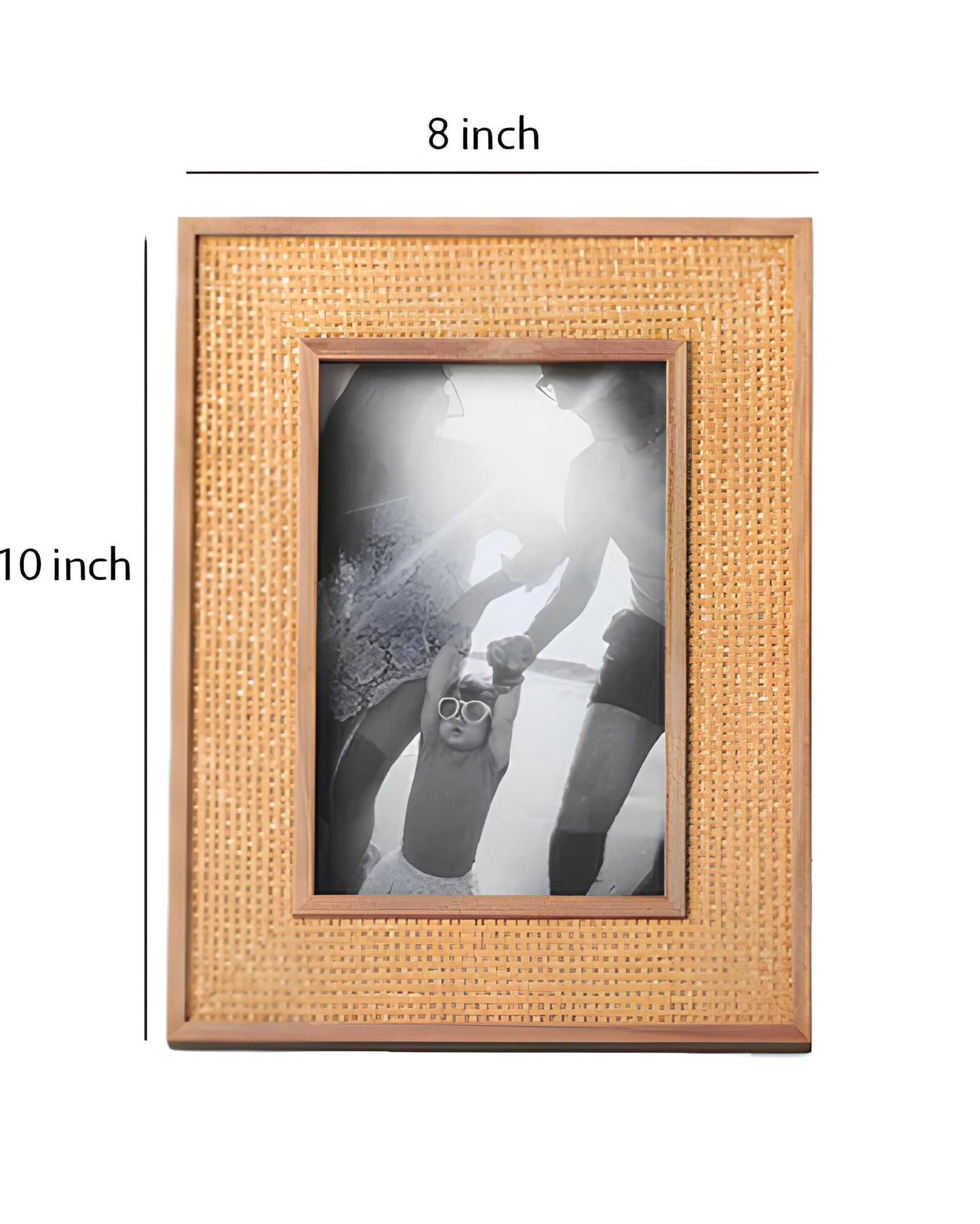 Rattan Photo Frame | Cane Photo Frame | Bamboo Photo Frame - Navya
