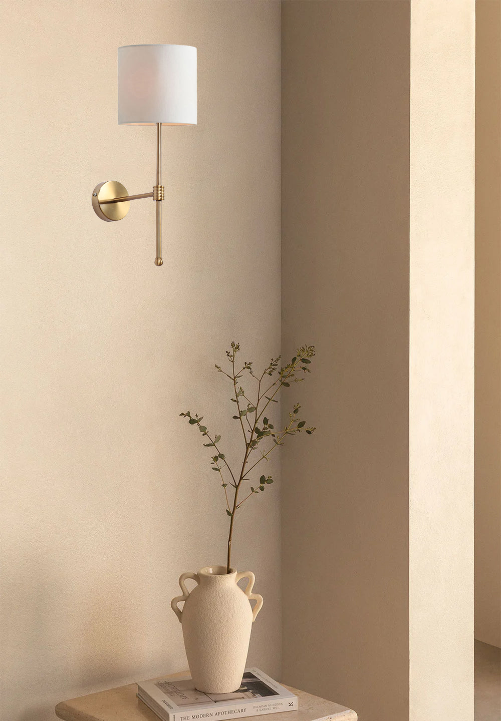 Modern Wall Light For Living Room | Decorative Wall Lamp - Naina - Akway Lighting > Wall Lamps & Sconces (Image 6)