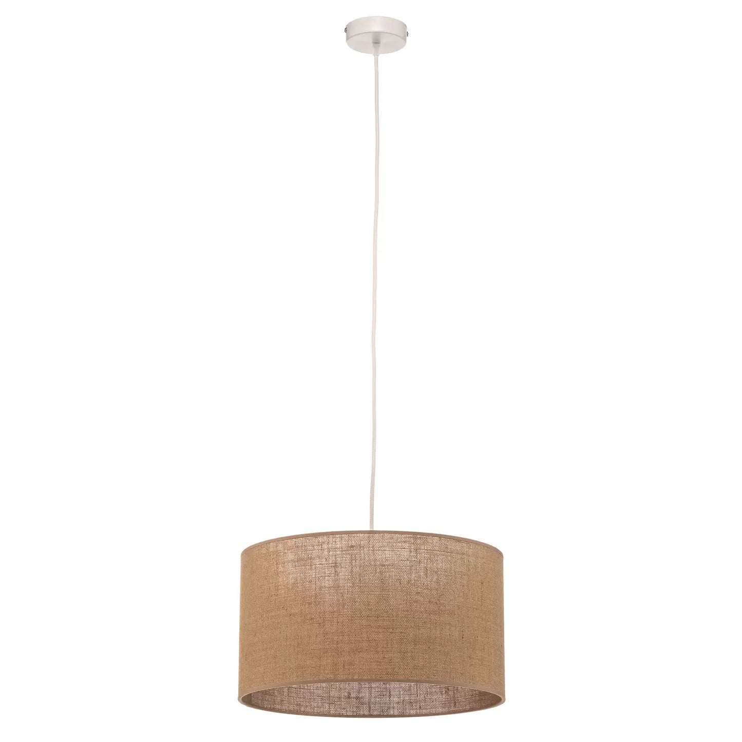 Jute Pendant Light for Living Room | Jute Hanging Lamp - Jasmit