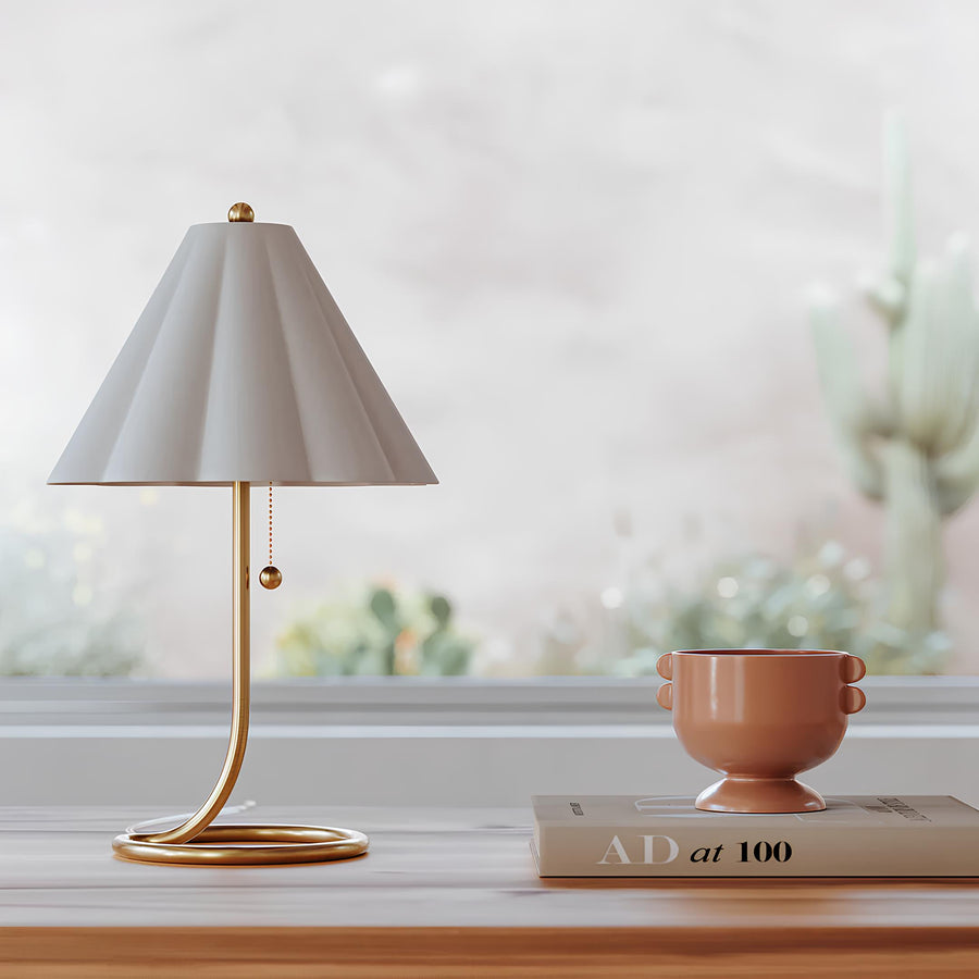Rattan Table lamp for Living room | Bamboo Bedside table lamp | Cane Table lamp - Ananya by Akway