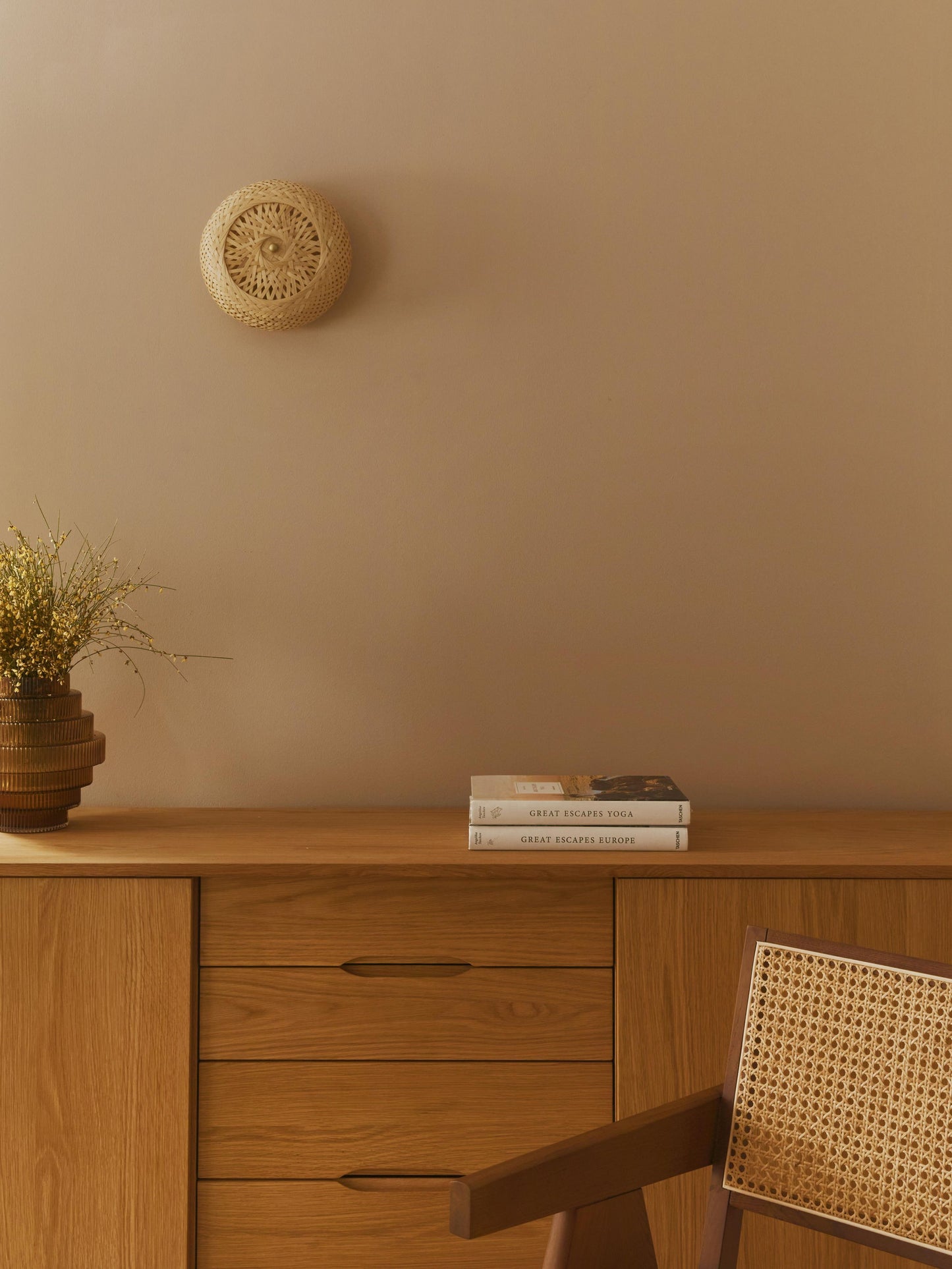 Bamboo Wall lamps For Living Room | Rattan Wall scones | Wicker Wall Lamps | Cane Wall Scones - Salena - Akway