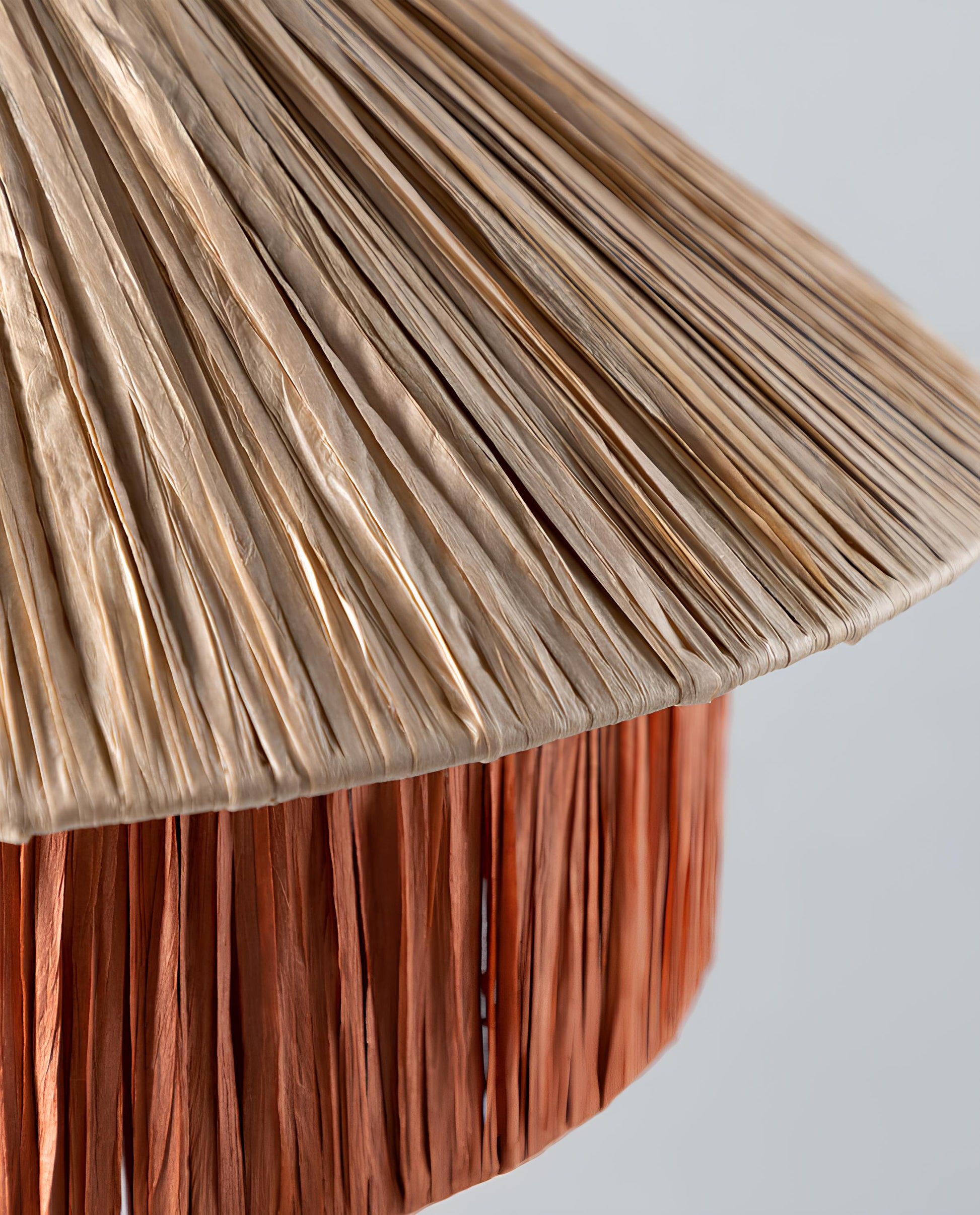 Bamboo Hanging lamp for Living Room | Rattan Pendant light | Cane ceiling light - Lavanya - Akway