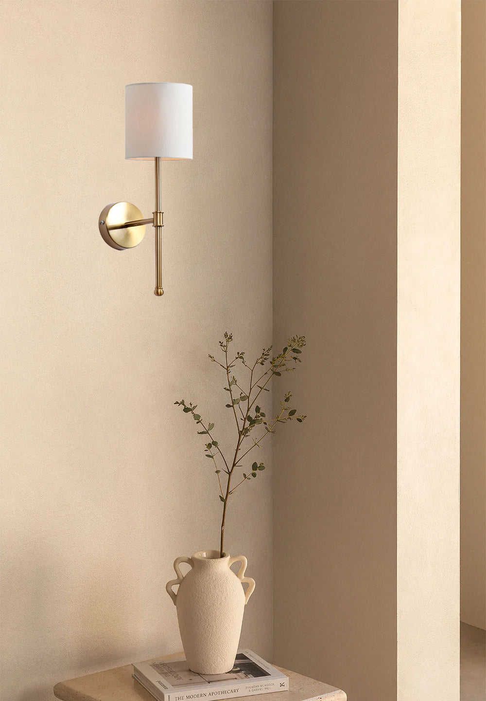 Modern Wall Lamp For Living Room | Antique Wall Lamp - Naina - Akway Lighting > Wall Lamps & Sconces (Image 6)