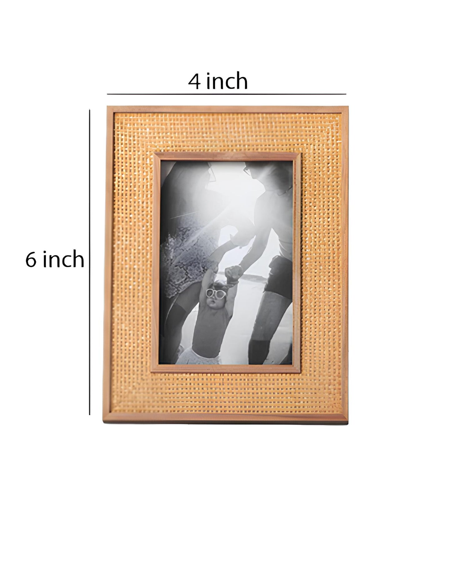 Rattan Photo Frame | Cane Photo Frame | Bamboo Photo Frame - Navya