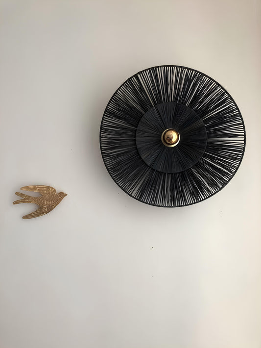 Bamboo Wall lamps For Living Room | Rattan Wall scones | Wicker Wall Lamps | Cane Wall Scones - Ishita - Akway Lighting > Wal