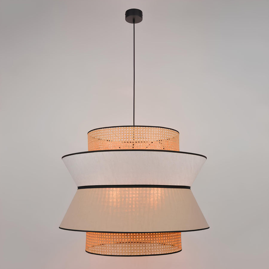 Rattan Pendant Light for Living Room 45cm - Raya by Akway