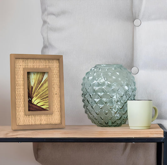 Rattan Photo Frame | Cane Photo Frame | Bamboo Photo Frame - Anaisha - Akway