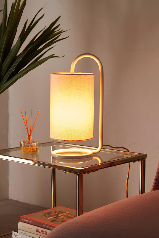 Rattan Table lamp for Living room | Bamboo Bedside table lamp | Cane Table lamp - Ishana - Akway Uncategorized (Image 1)