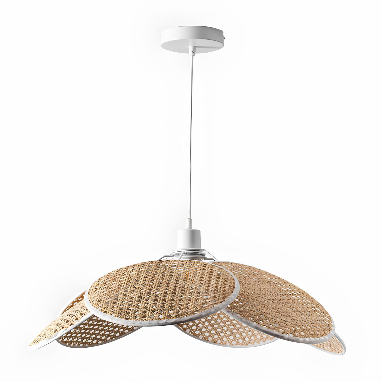 Bamboo Hanging lamp for Living Room | Rattan Pendant light | Cane ceiling light - Asmee - Akway