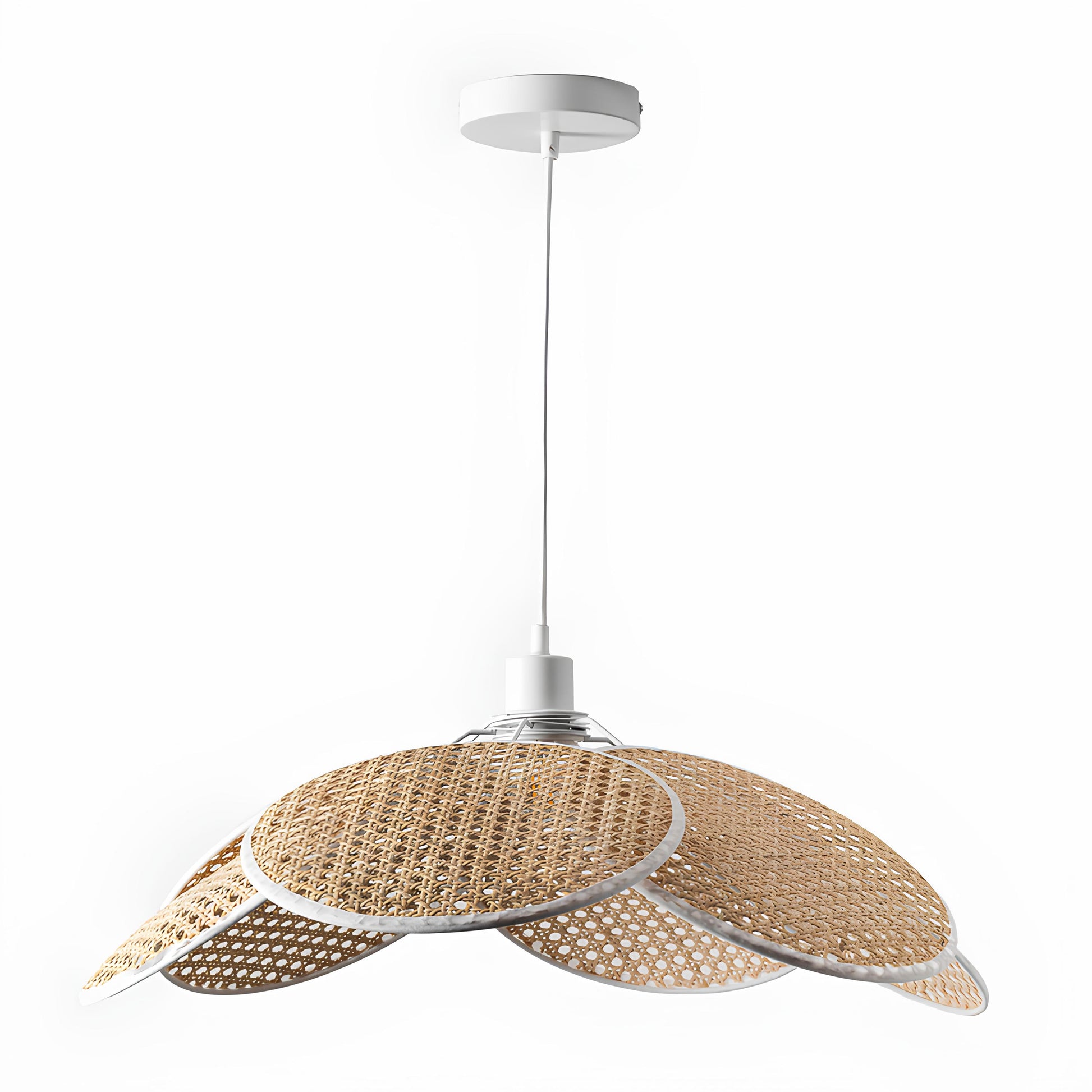 Bamboo Hanging lamp for Living Room | Rattan Pendant light | Cane ceiling light - Asmee - Akway