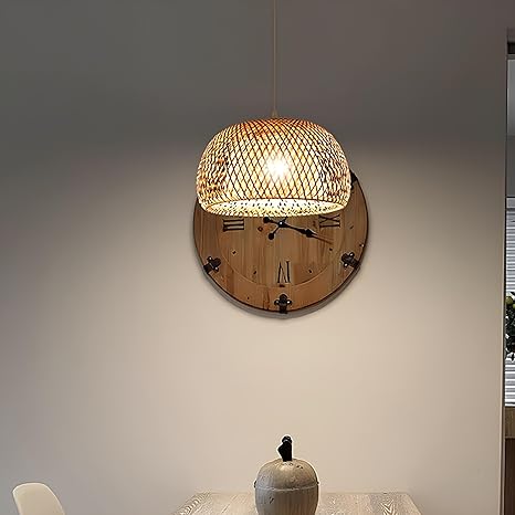 Bamboo Hanging lamp for Living Room | Rattan Hanging lamp | DOME by Akway - Lighting > Pendant Lights