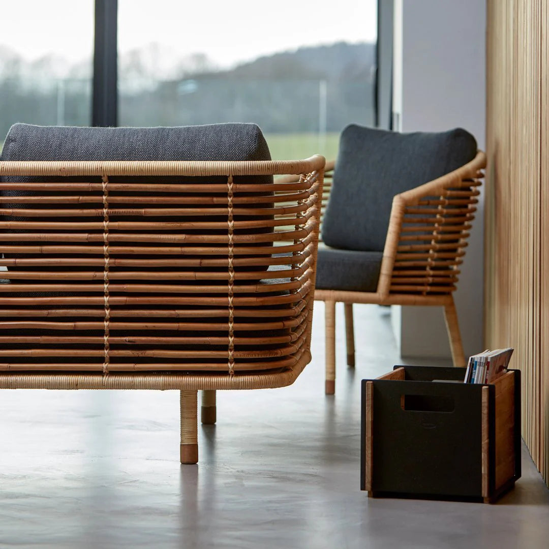 Cane Outdoor Sofa | Cane garden sofa - Anandita - Akway