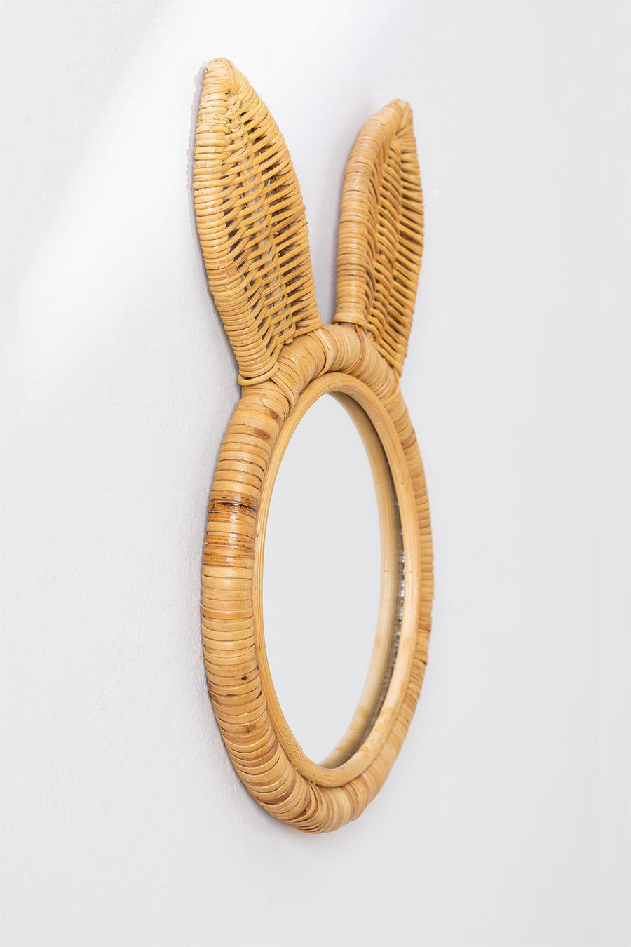 Bamboo Wall Mirror for living room | Cane Wall Mirror | Rattan Mirror - Kimaya - Akway Uncategorized (Image 3)