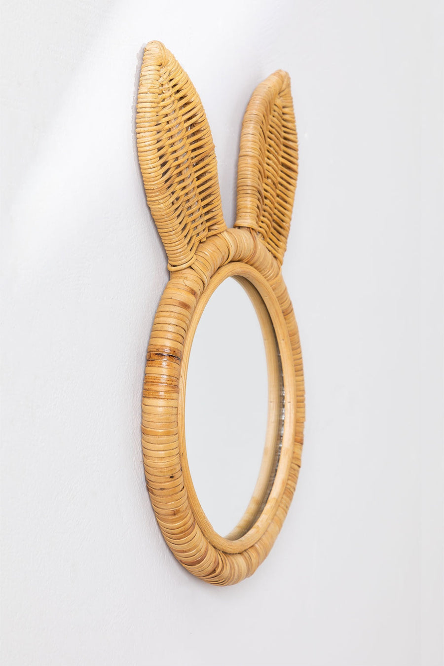 Bamboo Wall Mirror for living room | Cane Wall Mirror | Rattan Mirror - Kimaya - Akway Uncategorized (Image 3)