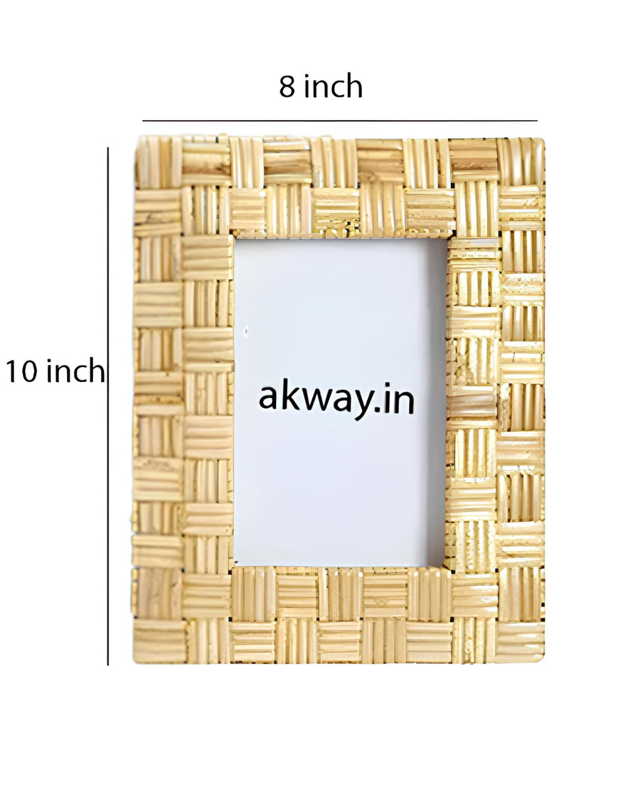 Rattan Photo Frame | Cane Photo Frame | Bamboo Photo Frame - Shanaya - Akway Uncategorized (Image 5)
