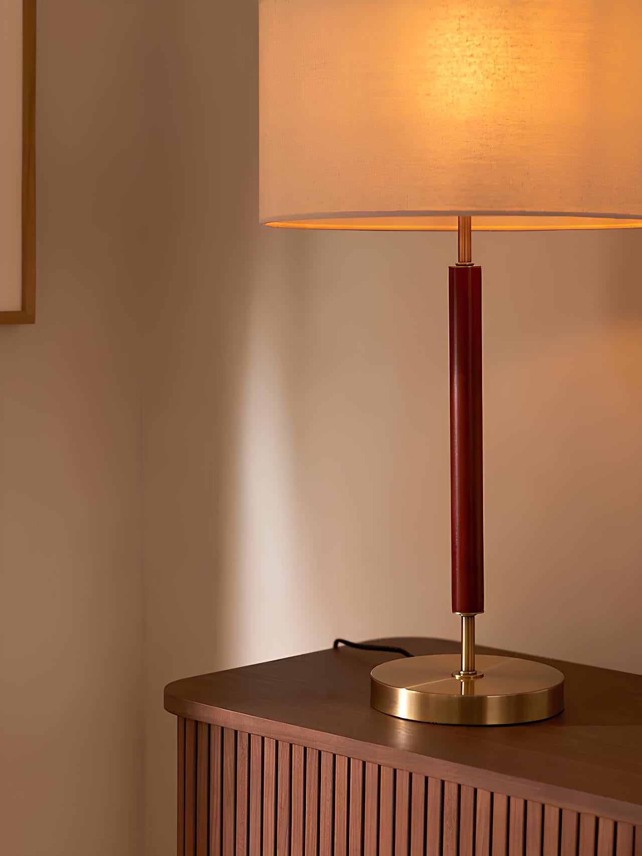 Rattan Table lamp for Living room | Bamboo Bedside table lamp | Cane Table lamp - Kashvi - Akway